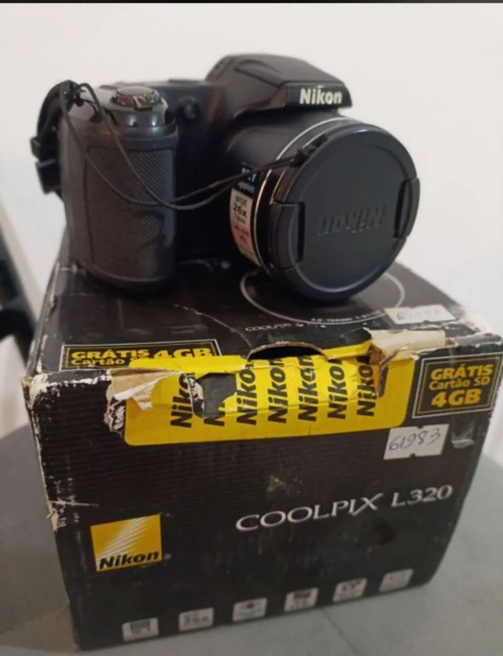 câmera digital nikon coolpix l320 16.1mp