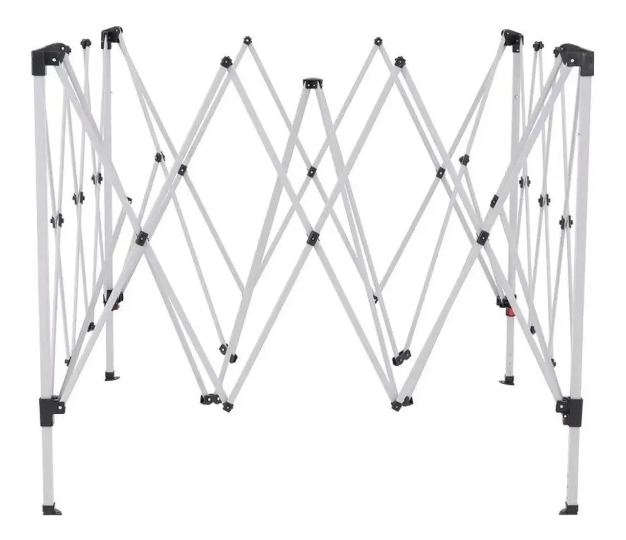 Gazebo / Tenda SANFONADO MOR 3x3M azul COM 3 PAREDES - Foto 4