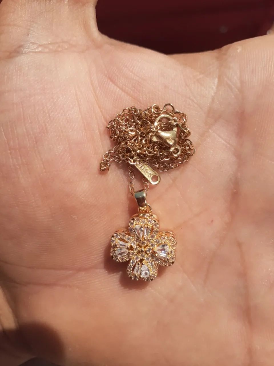 Colar de Ouro Trevo  - Foto 3