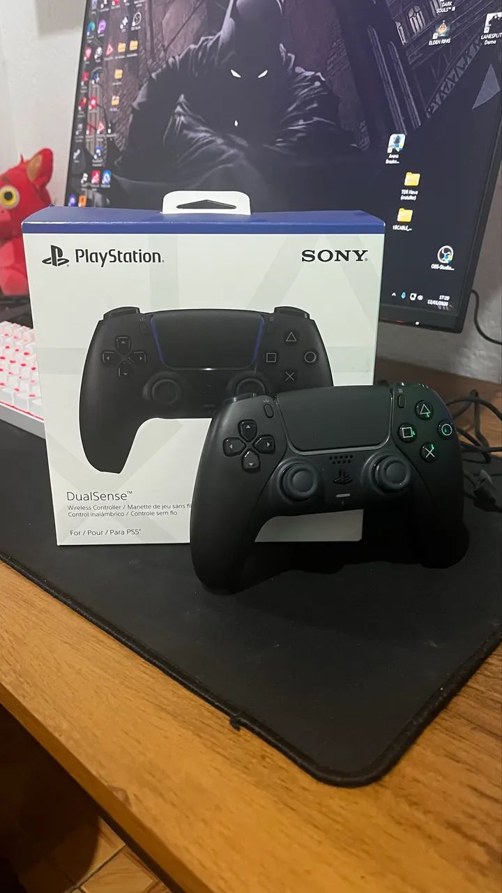 Controle dualsense menos de 1 mês de uso 