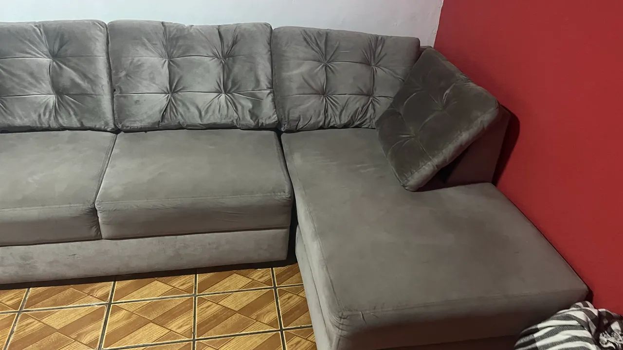 Sofá de canto em L muito conservado  - Foto 4