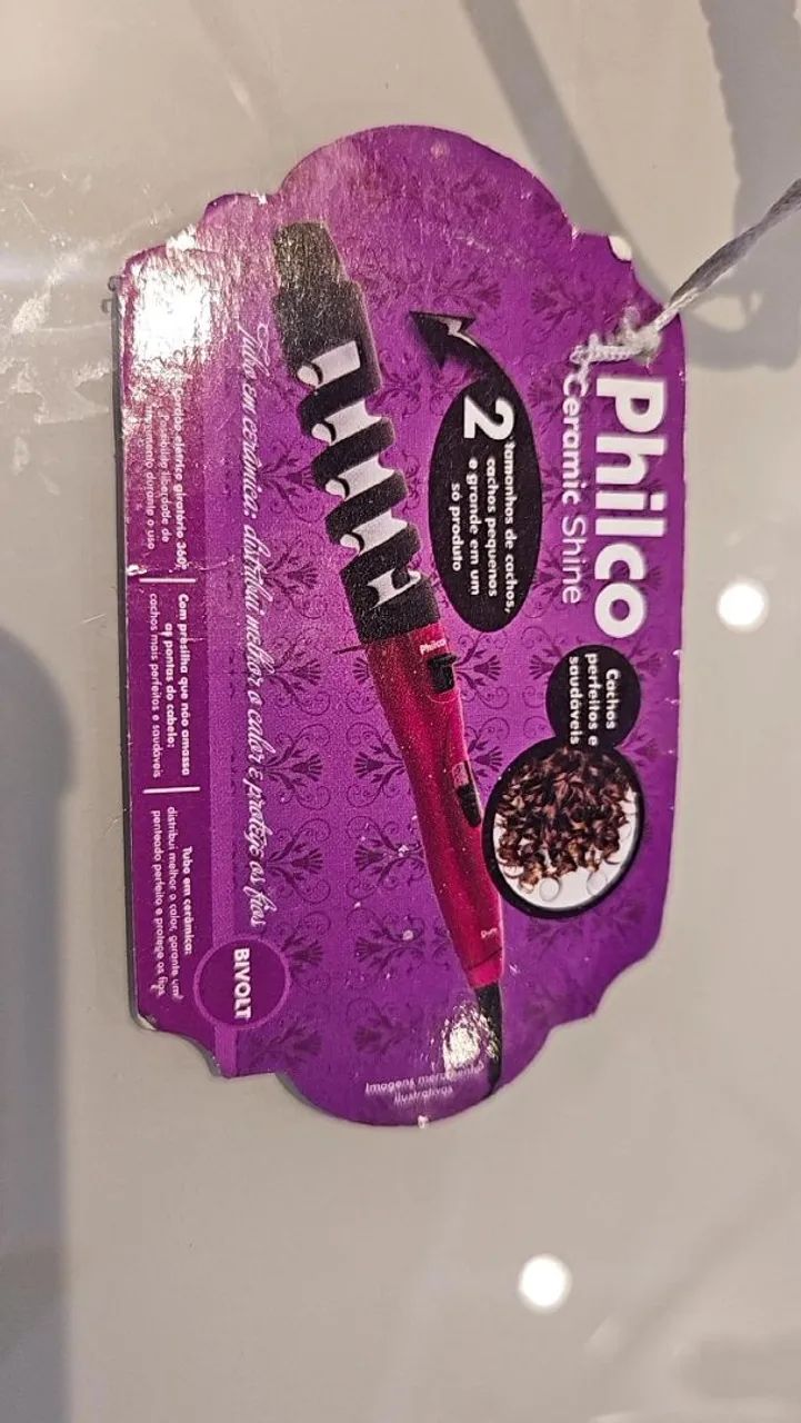 Babyliss cacheador cerâmica duo shine Philco bivolt - Foto 4