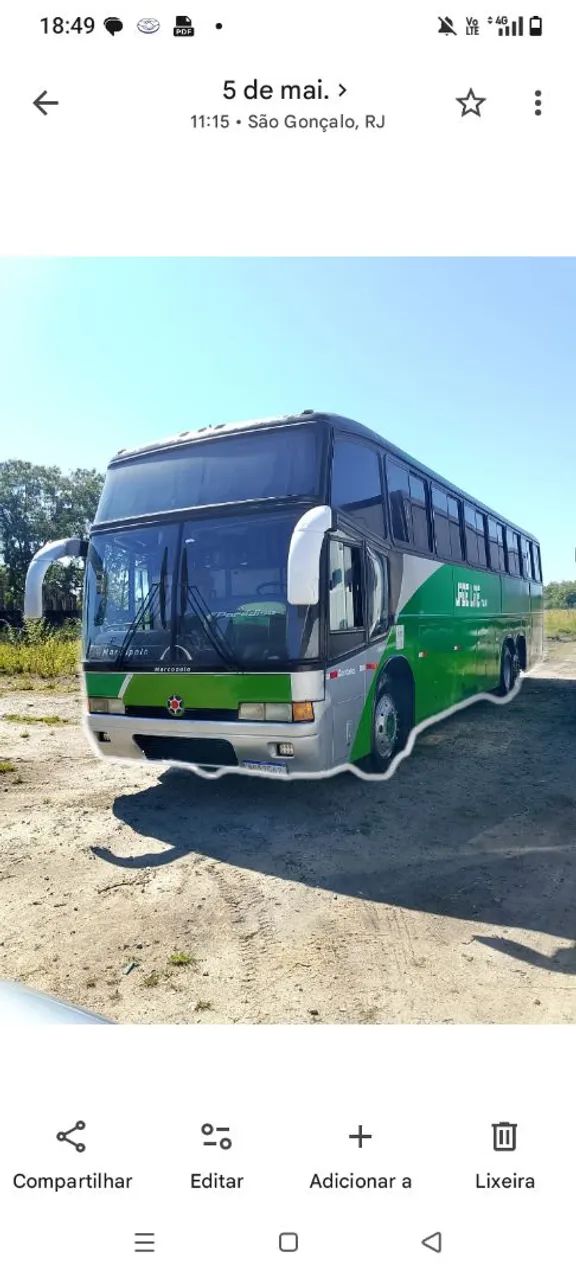 Marcopolo Paradiso Volvo B10M ano 96