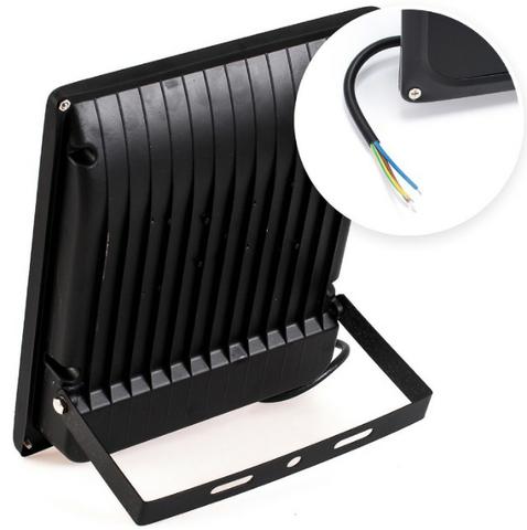 Refletor Led 50w Holofote Branco Frio à Prova D'água Novo na Caixa - Foto 5