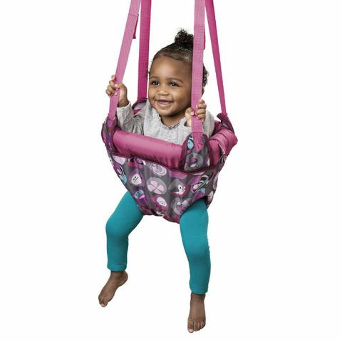 Jumper para Porta - Bumbly - Rosa - Evenflo Pula-Pula- Aceito cartão de crédito via Picpay - Foto 3