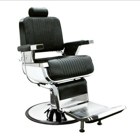 Cadeira Hidráulica e Reclinável Salão Ou Barbearia Nova com Garantia
