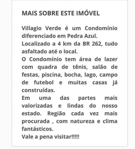 Lote com 1905m² no condomínio villagio verdi em domingos martins - Foto 12