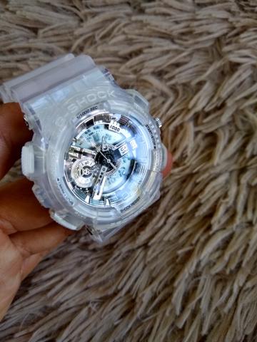 Relógio g-shock transparente 70,00 - Foto 2