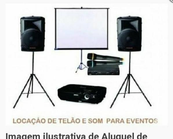 Locação de Telão data show 100.00