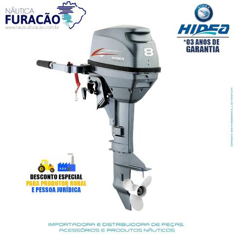 Motor de Popa Hidea 8hp Manual - Foto 2