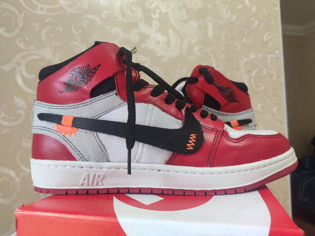 air jordan 1 off white vermelho