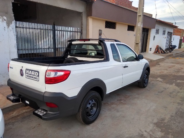 FIAT STRADA HARD WORKING 1.4 FLEX CABINE ESTENDIDA 2018/2019 IPVA2021 PAGO/QUITADA