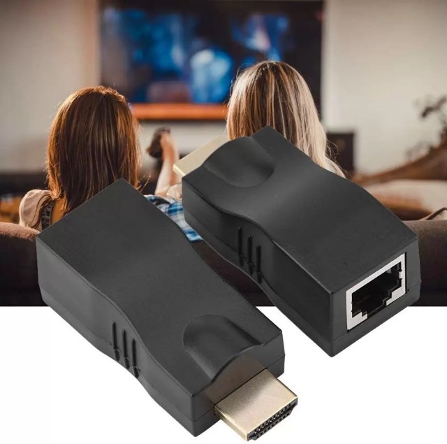 Extensor Hdmi 30 Metros Via 1 Cabo De Rede Rj45 Cat5e/6 - 288 - Foto 2