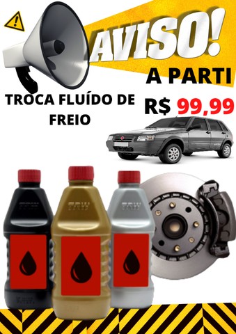 Troca de Fluído de Freio 