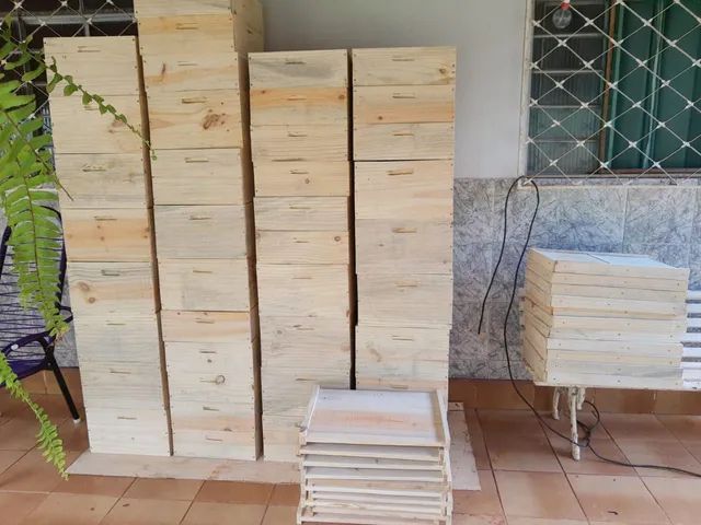 Caixa padrao longstroth feitas de pinus,sob demanda  - Foto 3