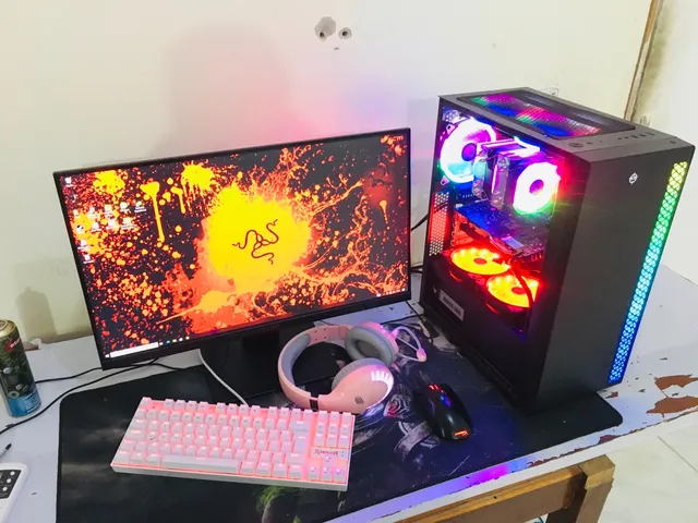 PC Gamer CS ULTRA RGB Completo Barato com Monitor, Teclado, Mouse e Headset