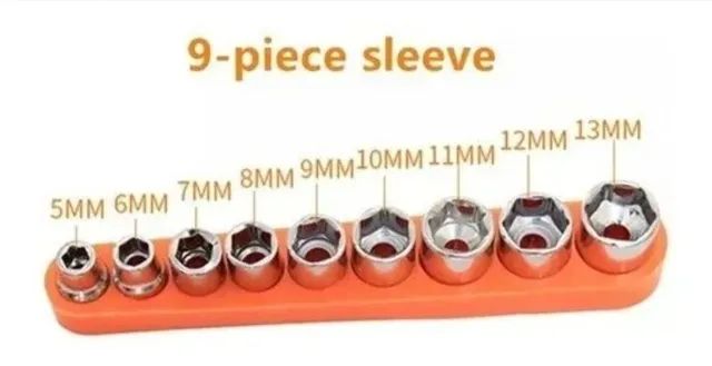 Kit de bits com Extensor flexível 21 peças parafusadeira