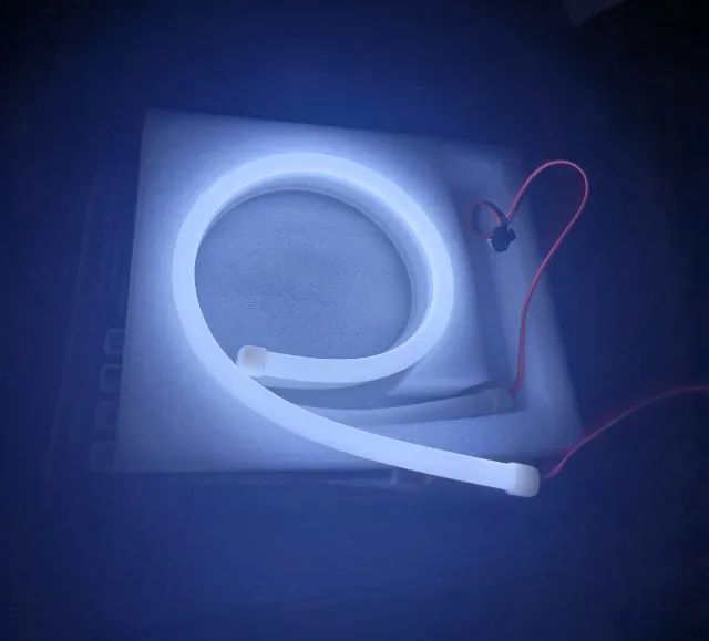 Barra de Led Flexível de 45cm para o Farol - Modelo Universal com DRL + Seta - Foto 3