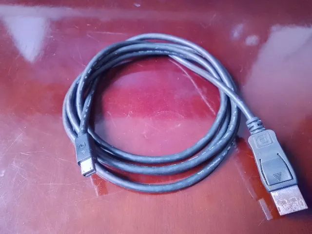 Cabo Original Displayport para Mini Displayport Preto Incrível