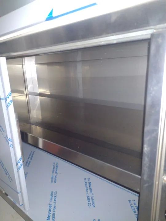 Balcão aquecido de Aço Inox Tramontina 220 novo - Foto 3