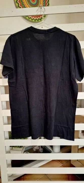 Estilosa Camiseta Hollister - Preta - Tamanho M - Foto 4