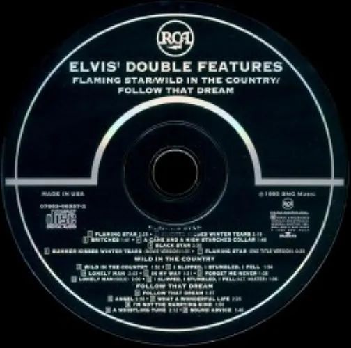 Cd Elvis Double Features Series Flaming Star & Follow That Dream - Foto 2