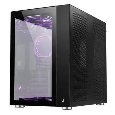 Gabinete Gamer Rise Mode Galaxy Glass Standard, Mid Tower, ARGB, ATX, Lateral e Frente - Foto 5