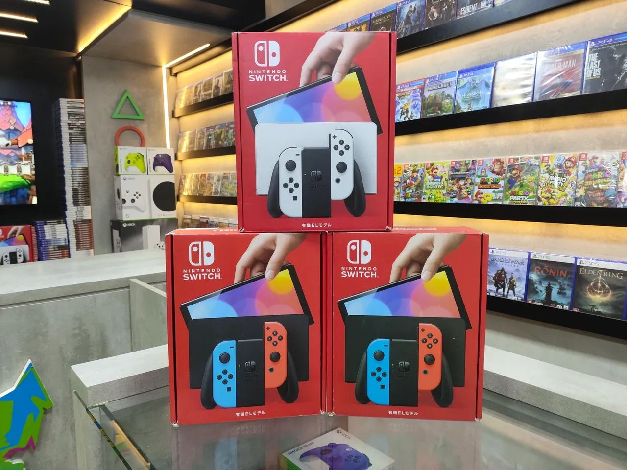 Nintendo Switch Destravado OLED Novo Loja Física em Curitiba desde 1997