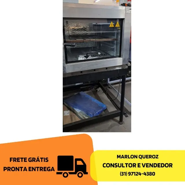 Forno Industrial TurboVenancio 110/220v para Esteira