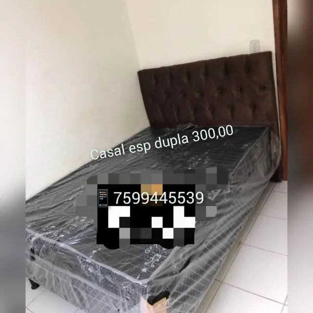 Box casal conjugada, espuma D28 selada! - Foto 5
