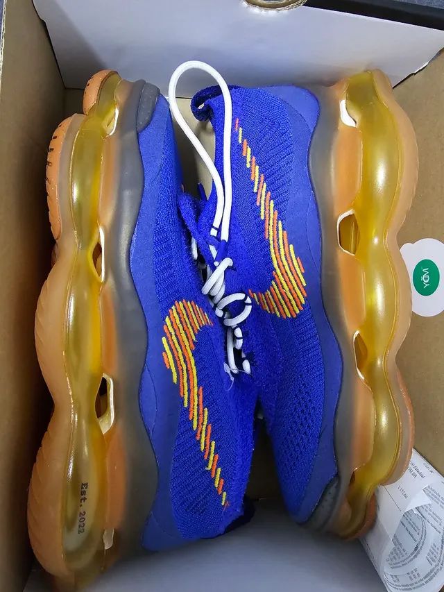 Airmax airjordan scorpion azul e laranja 42 - Foto 4