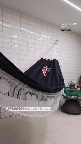 Rede De Dormir E Descanso Torcedor - Entrega Grátis  - Foto 5