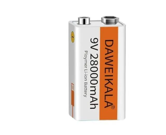 bateria 9 volts recarregavel 28000mah