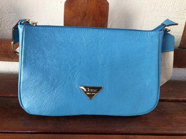 Bolsa Classe Couro Feminina Azul