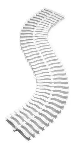 Grade Grelha Piscina Plástica Flexível de 15 cm - preço do metro R$ 45,00 - Foto 6