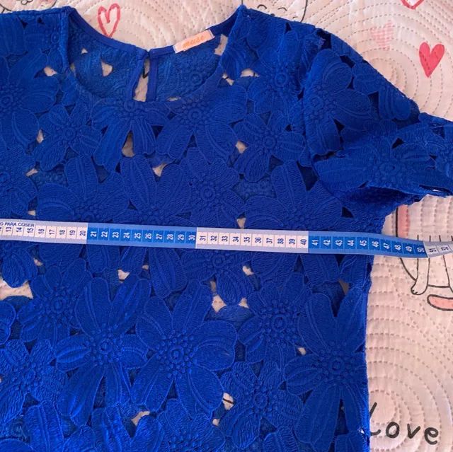Blusa Renda Flores Veste P/M - Foto 2