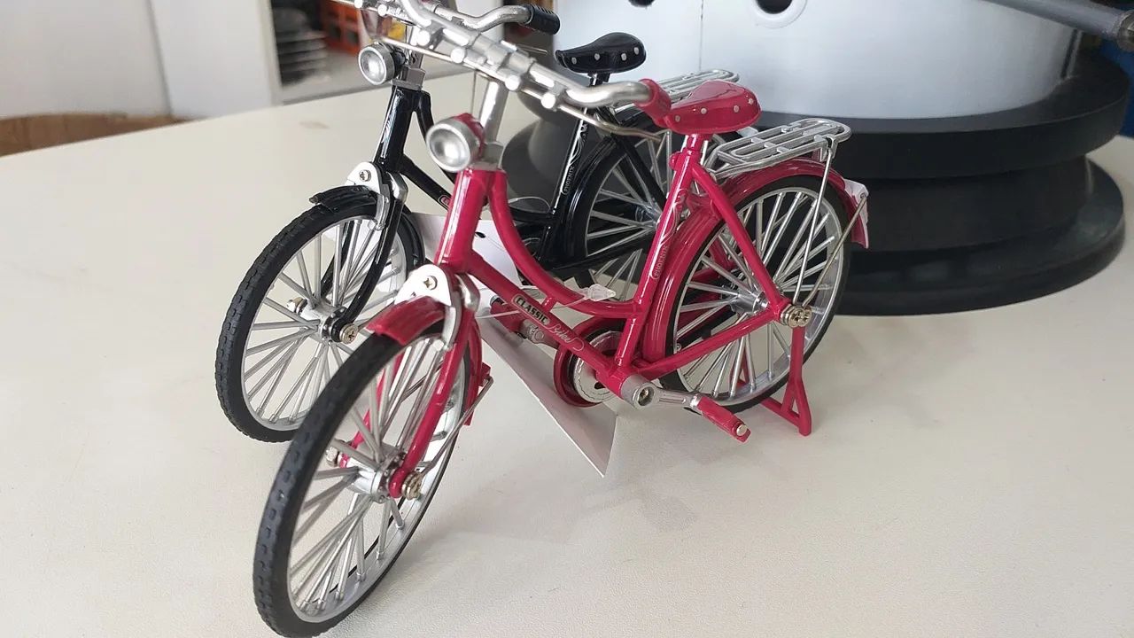 Bicicleta de Brinquedo -  Miniatura de Bicicleta Clássica - Foto 3