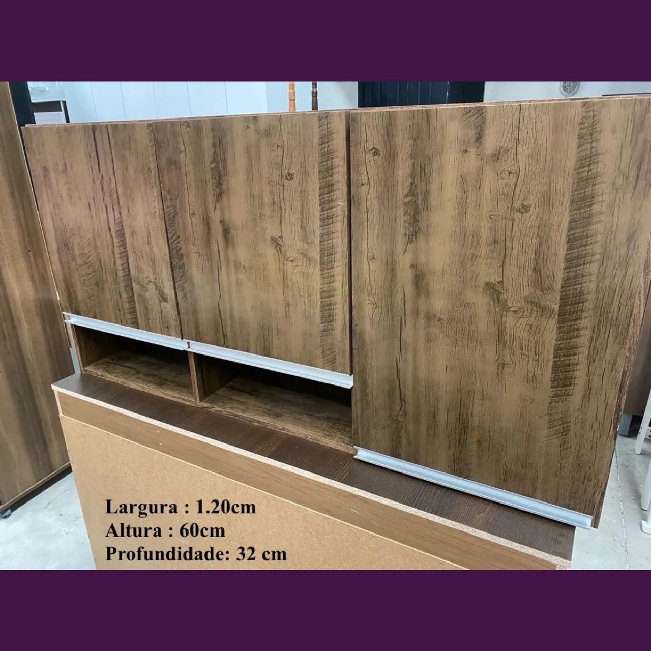 Armário aéreo 3 portas 1.20 cm - entrego hoje 