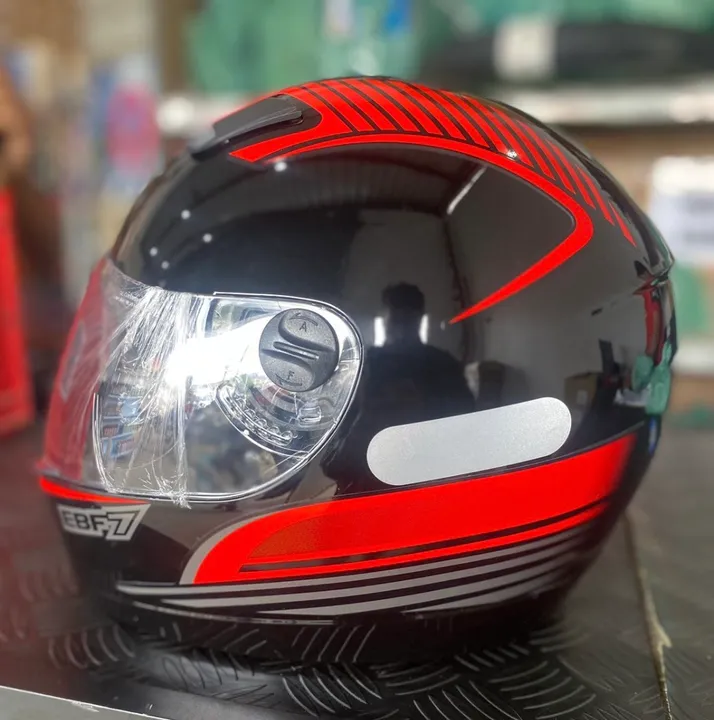 Capacete ebf moto motoqueiro viseira cristal promoção! Direto da fábrica