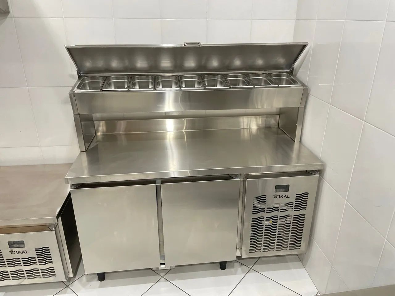 Balcão pizzaiolo refrigerado Ikal