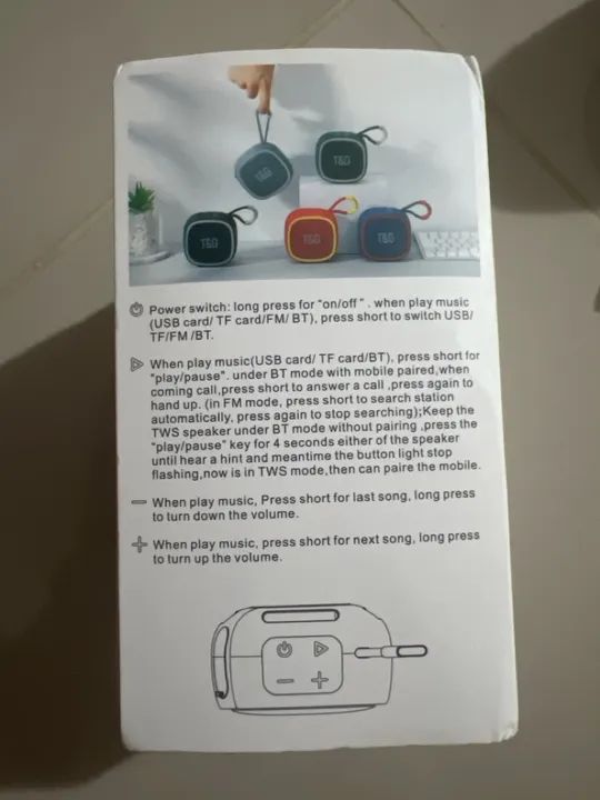 Caixa de Som Bluetooth Portátil T&G TG659 - Foto 4