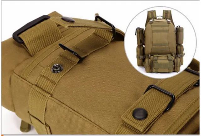 Pochete / Tático / Militar, sistema Molle p/ adaptar na mochila / Colete, usar no Ombro ou - Foto 4