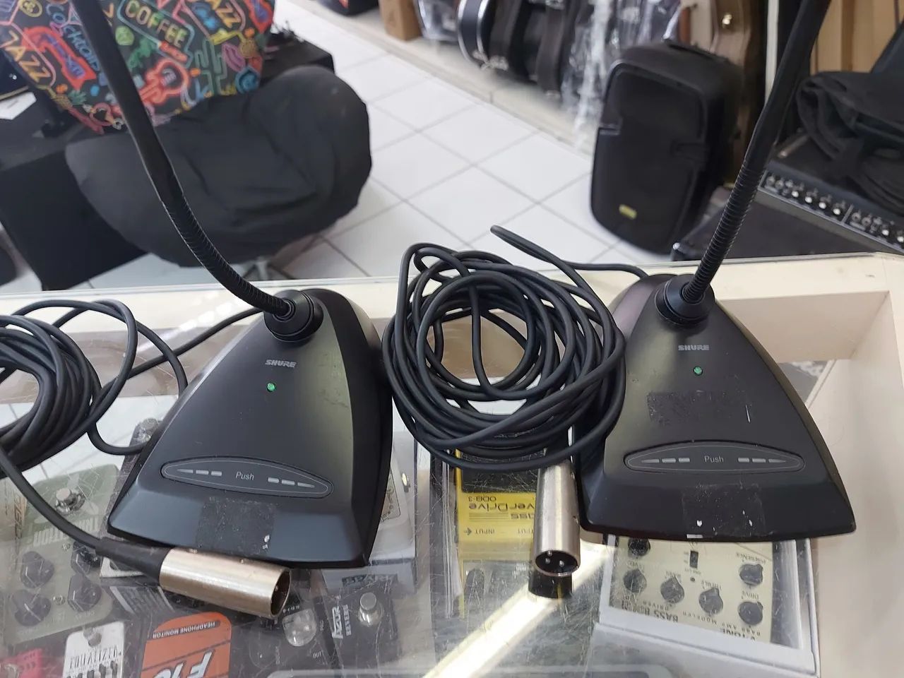 Microfone de mesa Shure Microflex MX418D/N - Foto 3