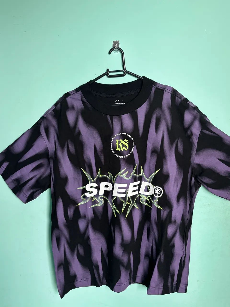 CAMISETA OVERSIZED EM ALGODÃO COM ESTAMPA TRIBAL Renner