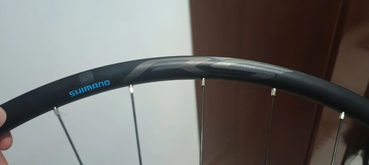 Par de Rodas Shimano WH-RS171 Disc HG 8 a 12v Preto Zera - Foto 4