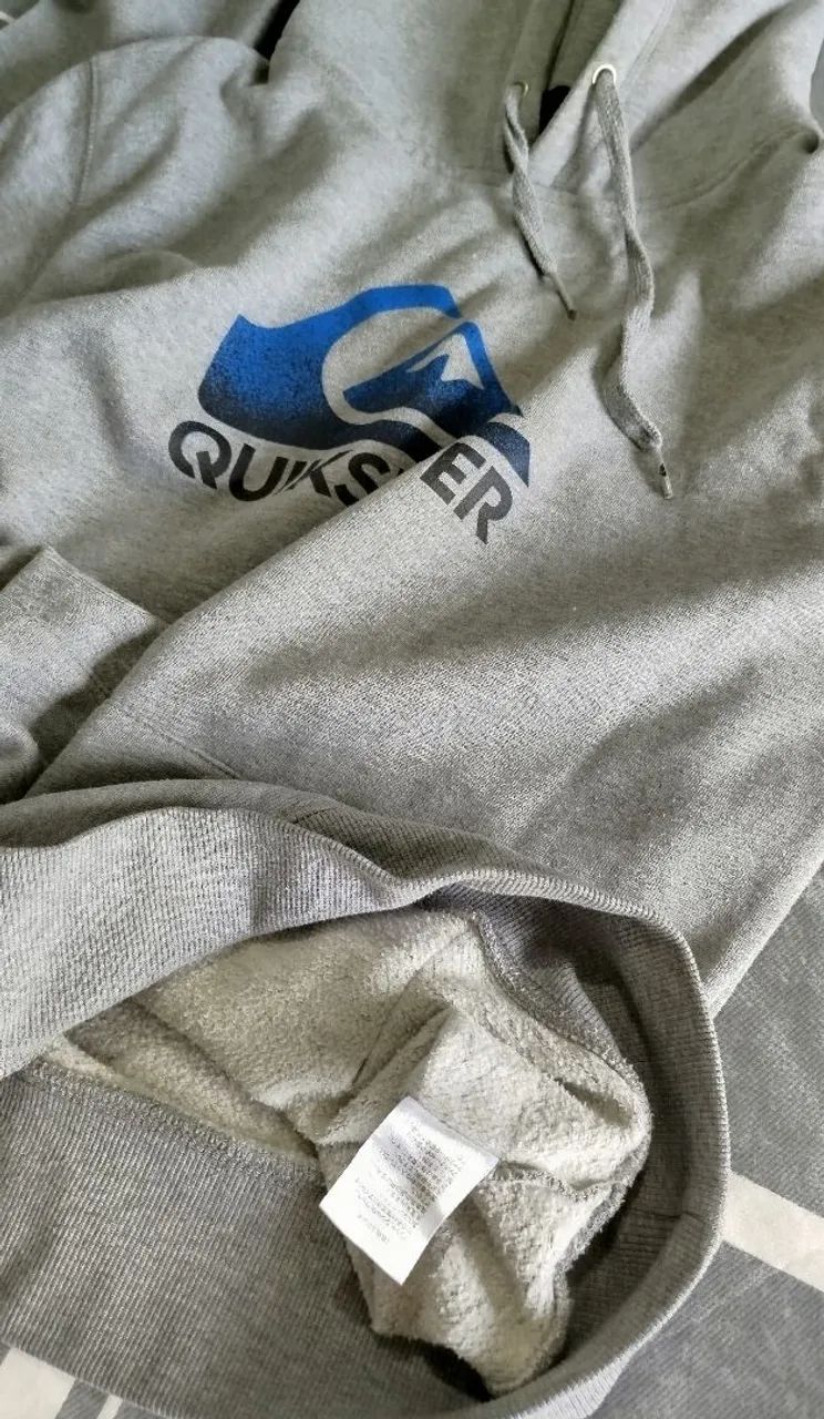 Moletom Quiksilver cinza - M - Foto 4
