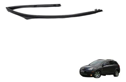 Borracha Porta Traseira Esquerda Chevrolet Captiva 2011 Preto