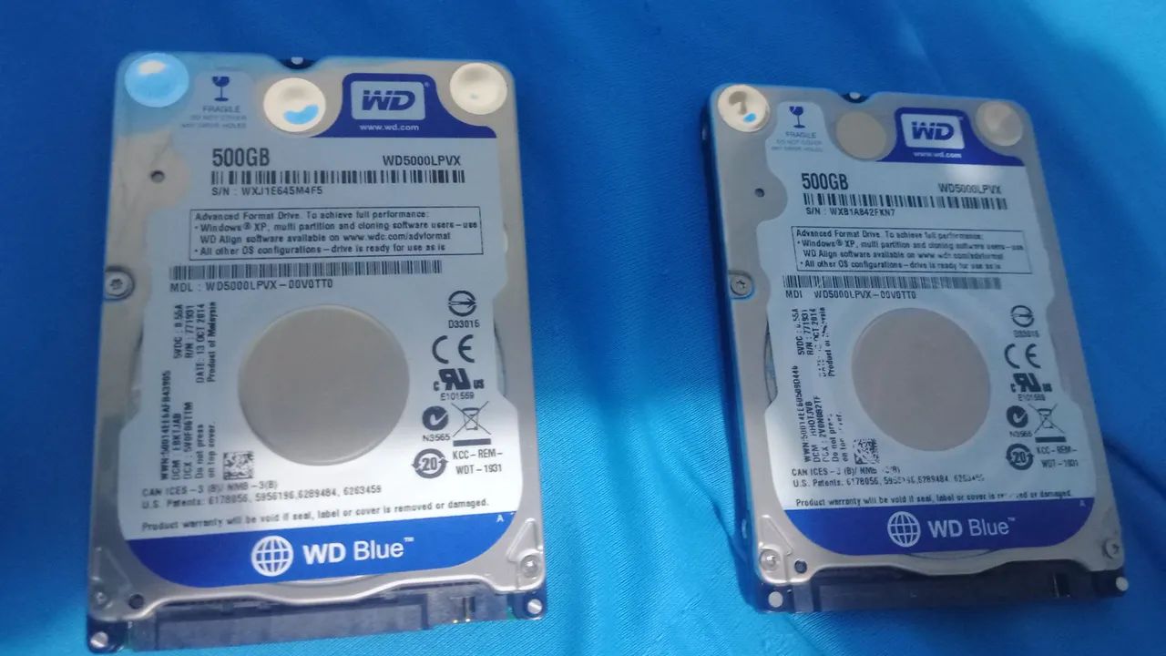 HD de notebook WD 500GB