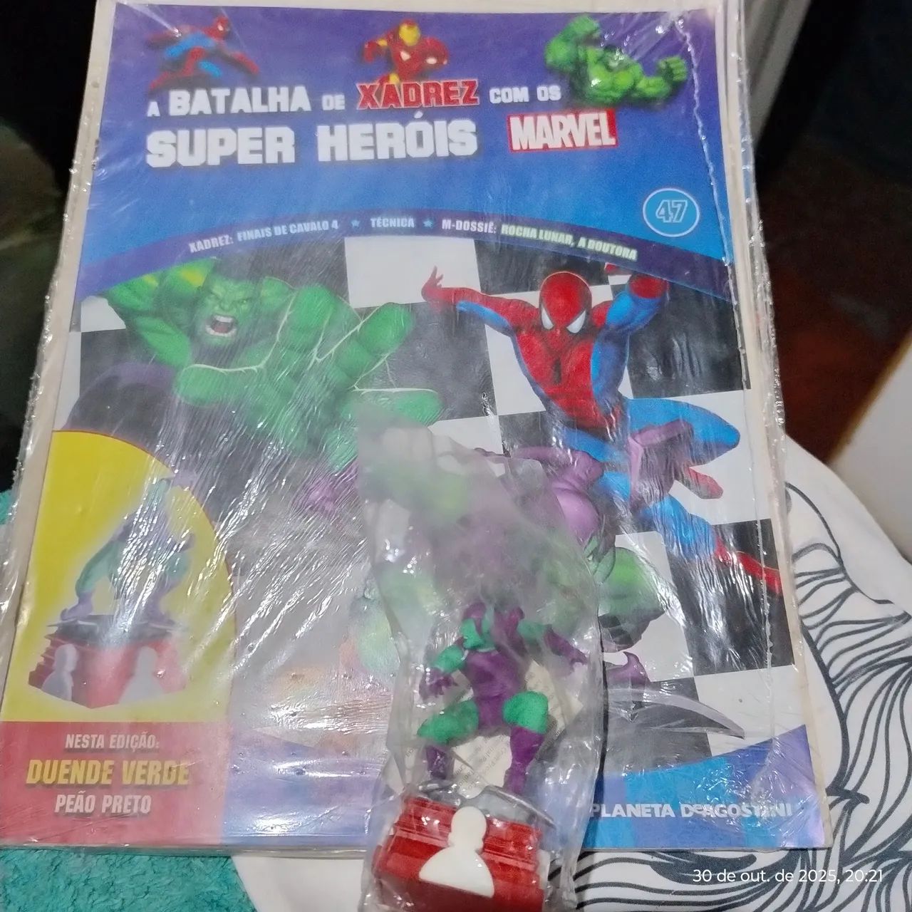 Coleção Eaglemoss Xadrez Marvel antigo. Duende Verde - Foto 4