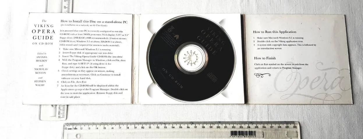 CD-Rom para PC - The Viking Opera Guide - 1993 - Usado - Jogos de 